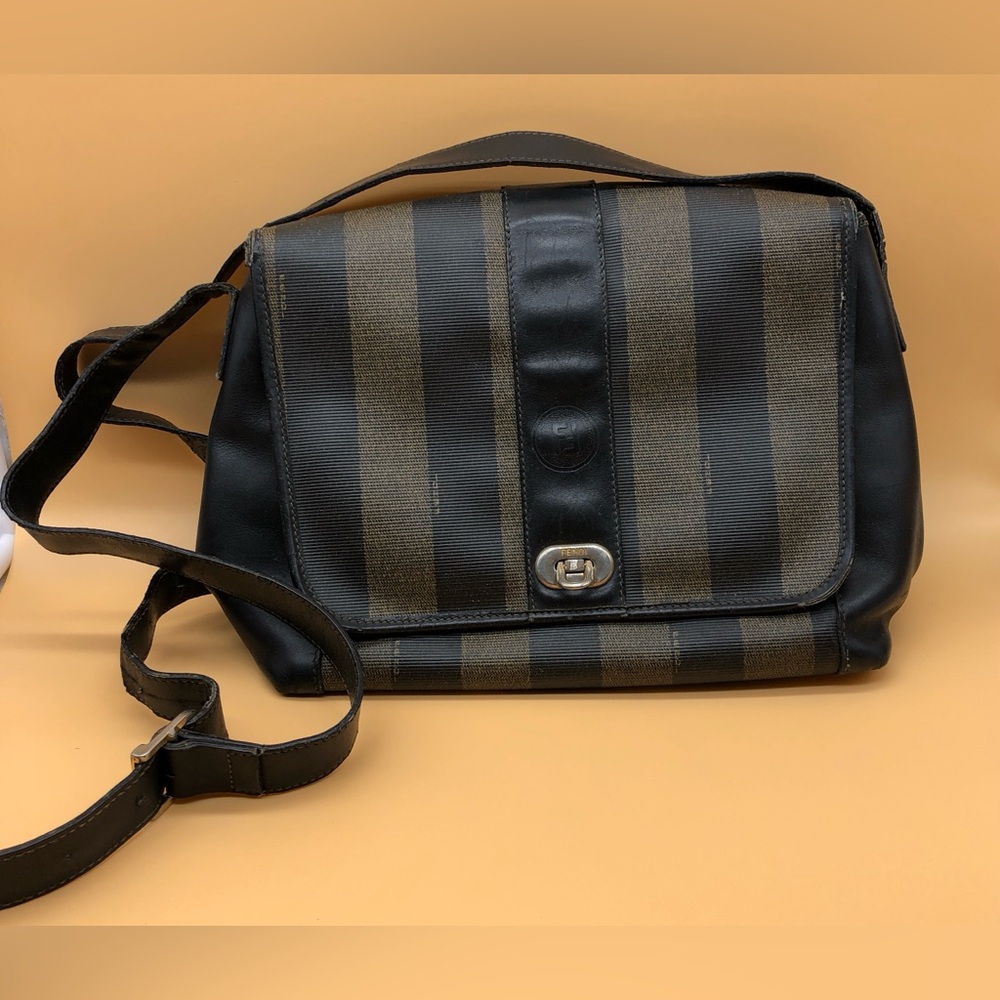 Fendi Pecan Stripe crossbody bag for women